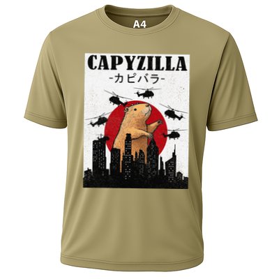 Capybara Funny Capybara Rodent Capyzilla Funny Performance Shirt