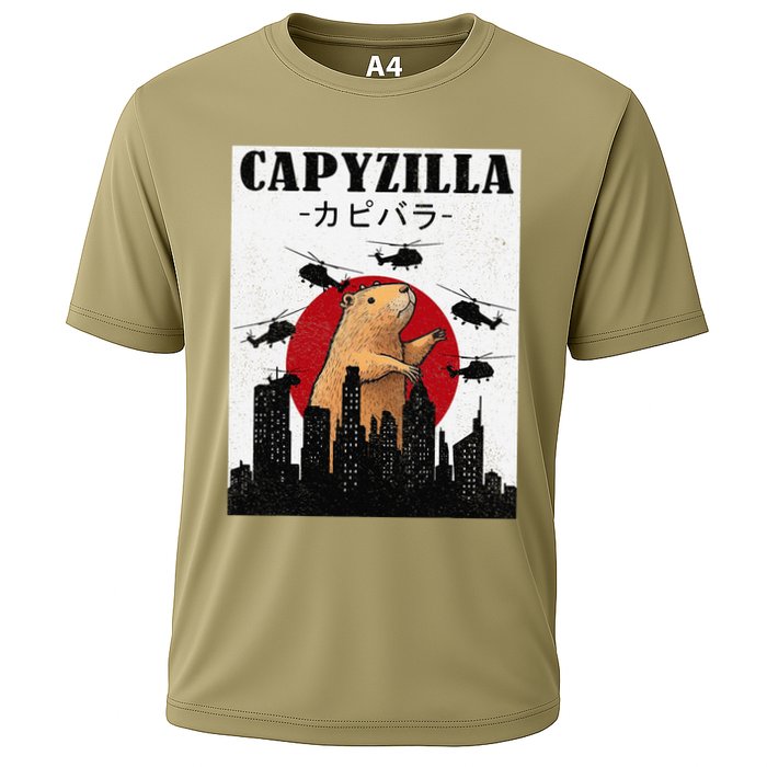 Capybara Funny Capybara Rodent Capyzilla Funny Performance Shirt