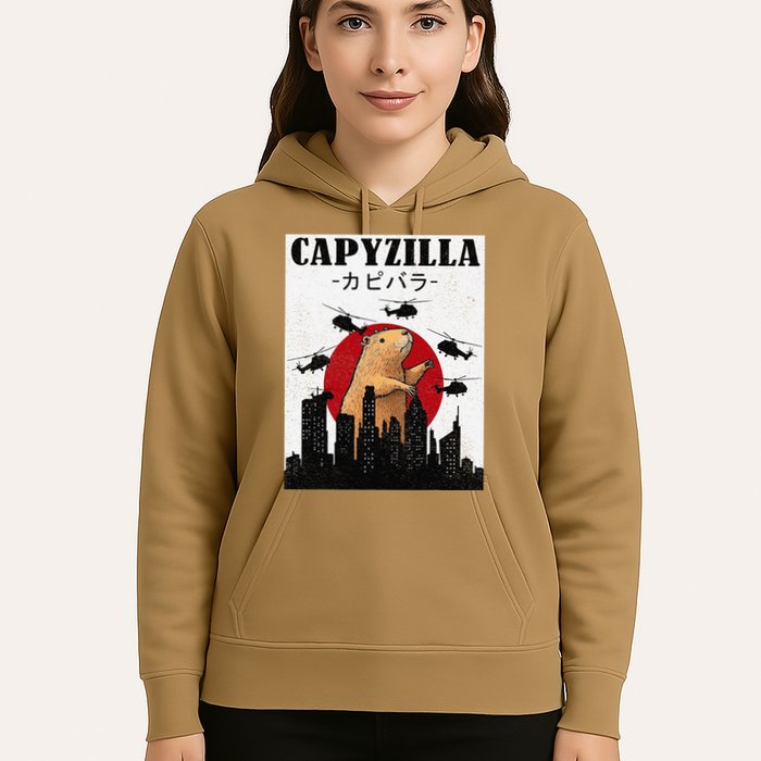Capybara Funny Capybara Rodent Capyzilla Funny Hoodie