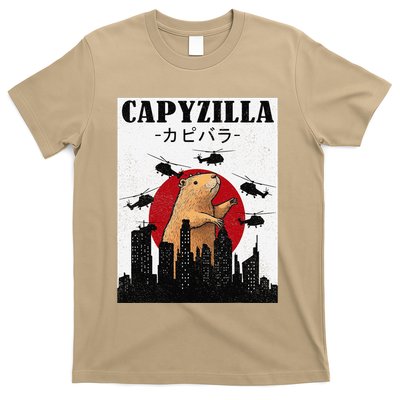 Capybara Funny Capybara Rodent Capyzilla Funny T-Shirt
