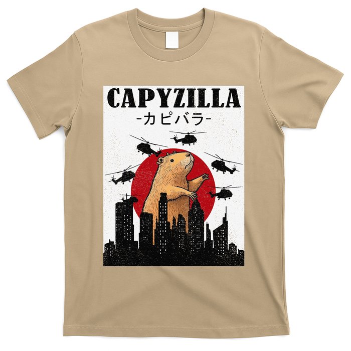 Capybara Funny Capybara Rodent Capyzilla Funny T-Shirt