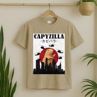 Capybara Funny Capybara Rodent Capyzilla Funny T-Shirt