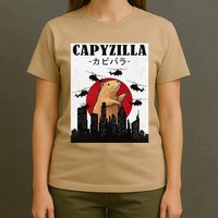 Capybara Funny Capybara Rodent Capyzilla Funny T-Shirt