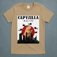 Capybara Funny Capybara Rodent Capyzilla Funny T-Shirt