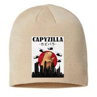 Capybara Funny Capybara Rodent Capyzilla Funny Sustainable Beanie