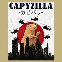 Capybara Funny Capybara Rodent Capyzilla Funny Mousepad