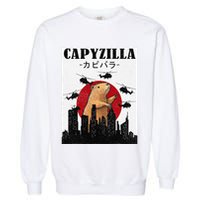 Capybara Funny Capybara Rodent Capyzilla Funny Garment-Dyed Sweatshirt