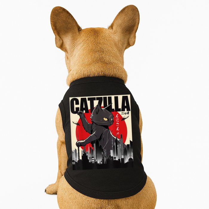 Catzilla Funny Cat Doggie Tank