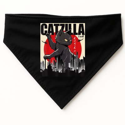 Catzilla Funny Cat USA-Made Doggie Bandana