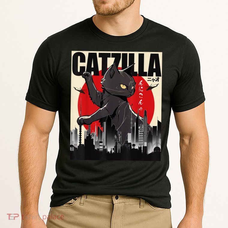Catzilla Funny Cat Performance Shirt