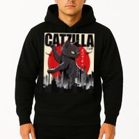Catzilla Funny Cat Hoodie