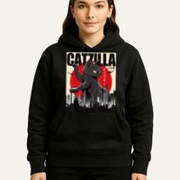 Catzilla Funny Cat Hoodie