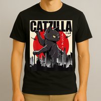 Catzilla Funny Cat T-Shirt