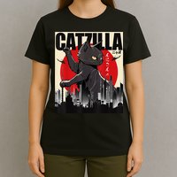 Catzilla Funny Cat T-Shirt