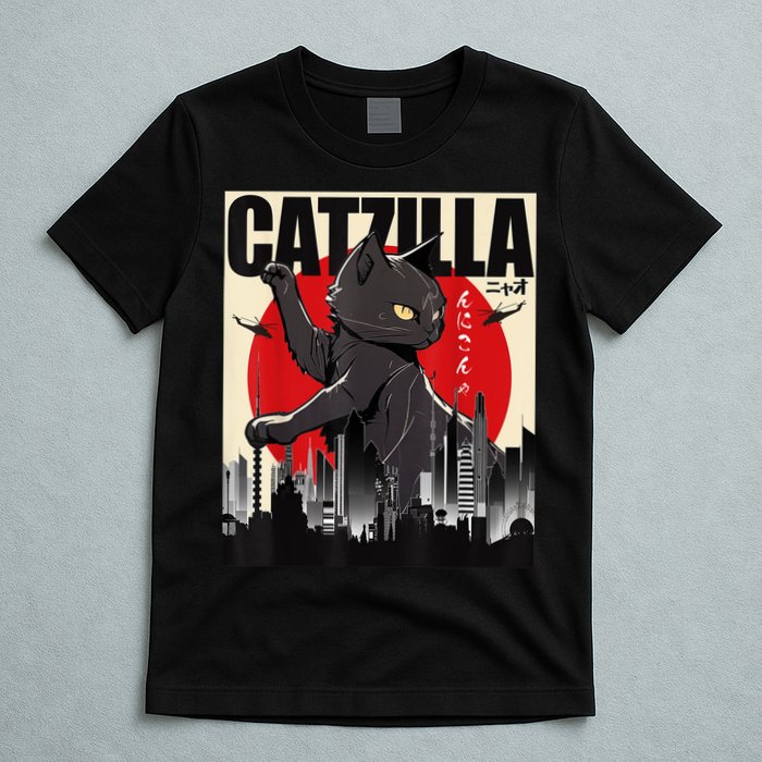 Catzilla Funny Cat T-Shirt