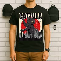 Catzilla Funny Cat T-Shirt