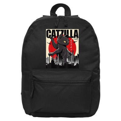 Catzilla Funny Cat 16 in Basic Backpack