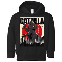 Catzilla Funny Cat Toddler Hoodie