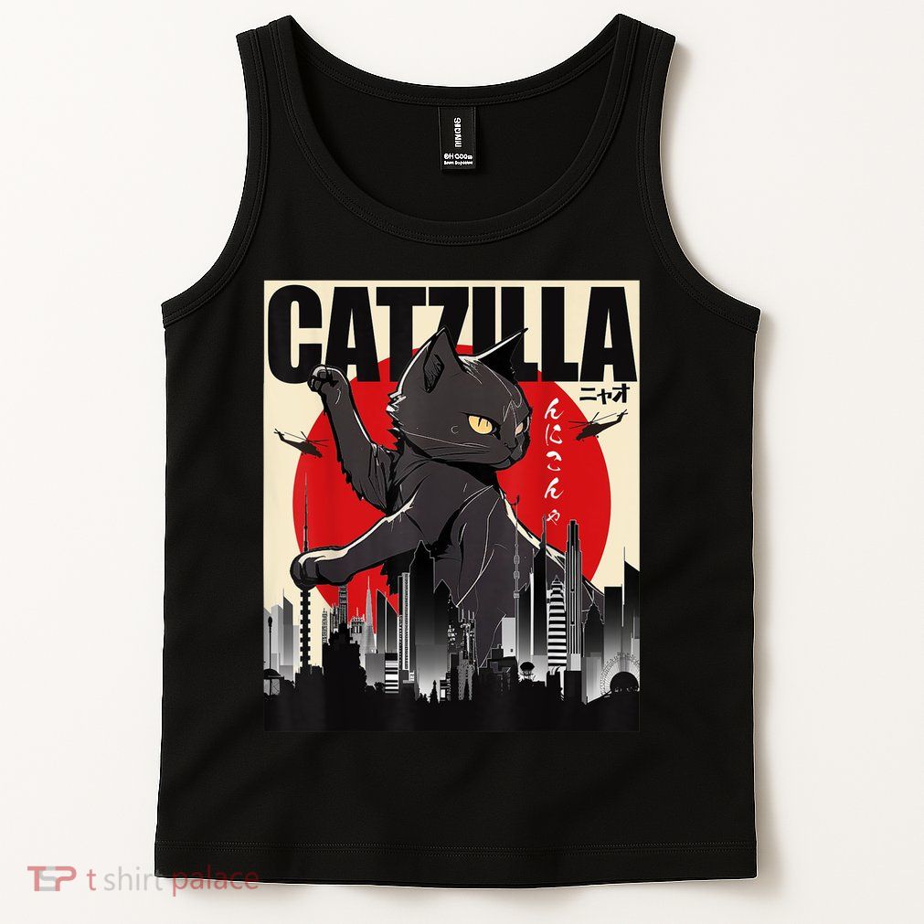 Catzilla Funny Cat Tank Top