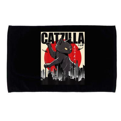 Catzilla Funny Cat Microfiber Hand Towel