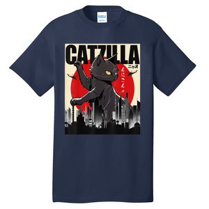 Catzilla Funny Cat Tall T-Shirt