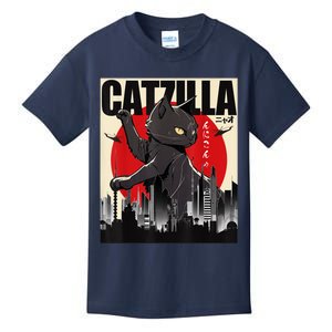 Catzilla Funny Cat Kids T-Shirt