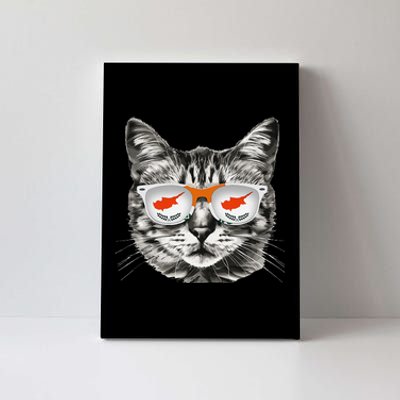 Cypriot Flag Cat Owner Souvenirs Products Kitten Cyprus Canvas