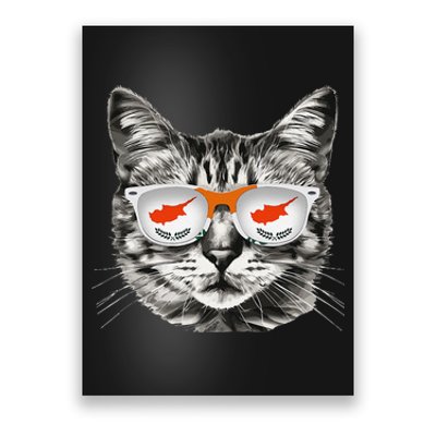 Cypriot Flag Cat Owner Souvenirs Products Kitten Cyprus Poster