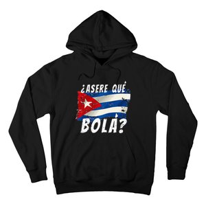 Cuban Flag Cuba Miami Saying Spanish Greeting Hoodie