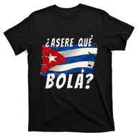 Cuban Flag Cuba Miami Saying Spanish Greeting T-Shirt