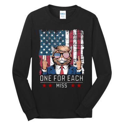 Cute Funny Cat Trump One For Each Miss Tall Long Sleeve T-Shirt