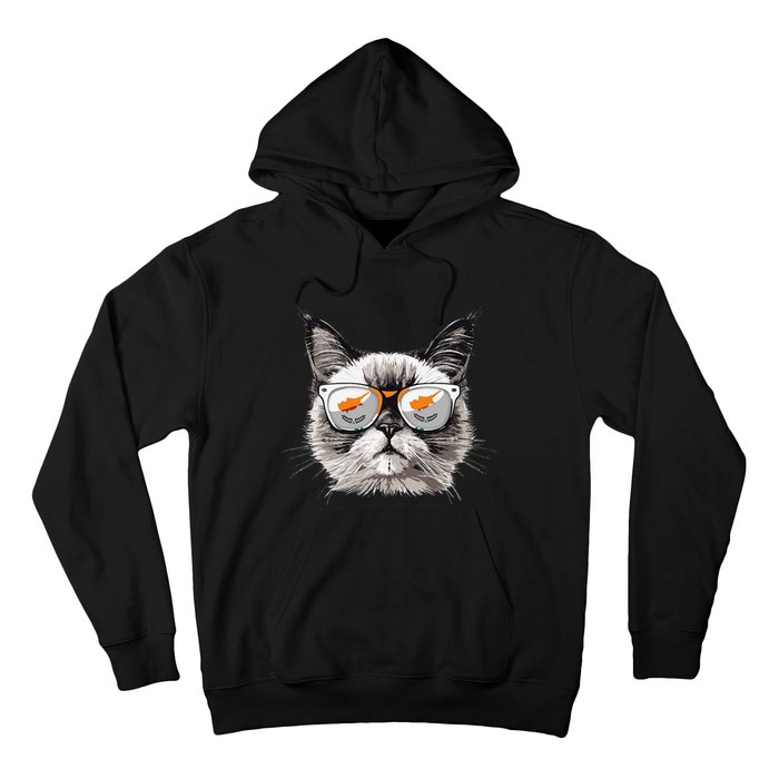 Cyprus Flag Cat Mom Souvenirs Products Kitten Cypriot Hoodie