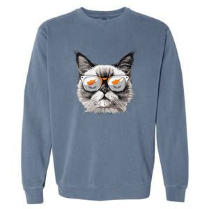 Cyprus Flag Cat Mom Souvenirs Products Kitten Cypriot Garment-Dyed Sweatshirt