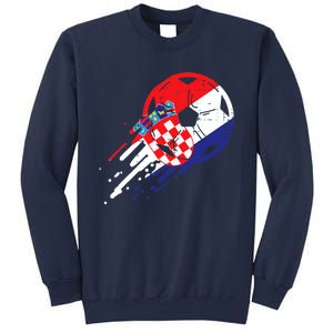 Croatia Flag Croatian Soccer Football Fan Sweatshirt