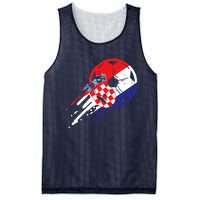 Croatia Flag Croatian Soccer Football Fan Mesh Reversible Basketball Jersey Tank