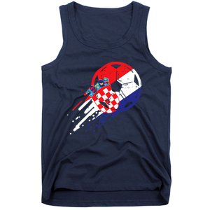 Croatia Flag Croatian Soccer Football Fan Tank Top