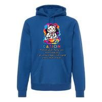 Cation Funny Chemistry Humor Science Teacher Cat Pun Gift Premium Hoodie