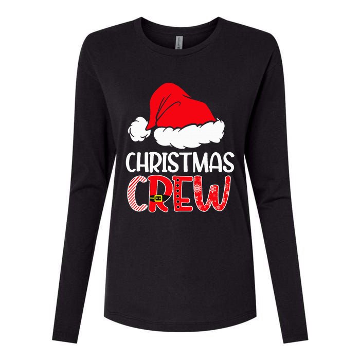 Cute Family Christmas Crew Matching Pajama Gift Lights Womens Cotton Relaxed Long Sleeve T-Shirt