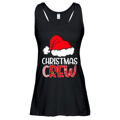 Cute Family Christmas Crew Matching Pajama Gift Lights Ladies Essential Flowy Tank