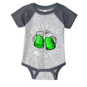 Cheers F Ckers St Patricks Day Beer Drinking Mugs Irish Infant Baby Jersey Bodysuit