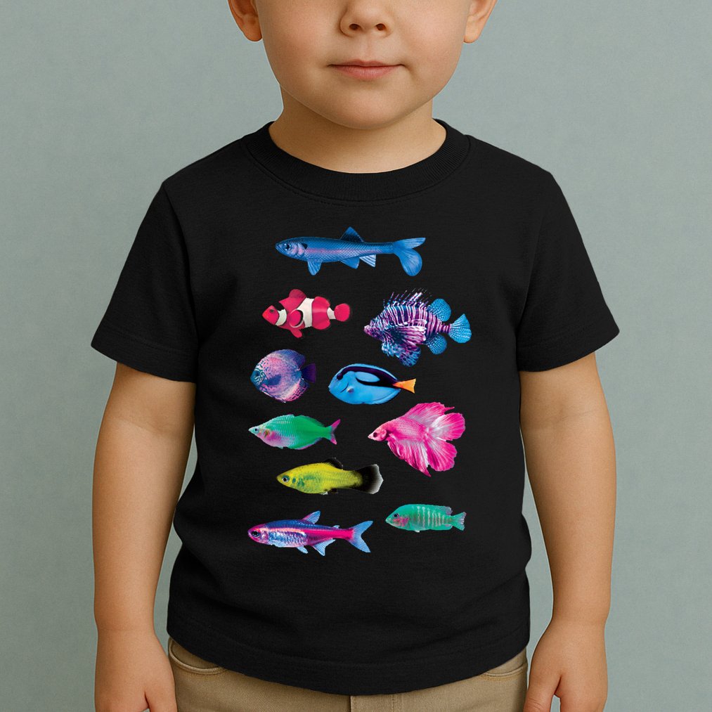 Colorful Fishes Toddler T-Shirt