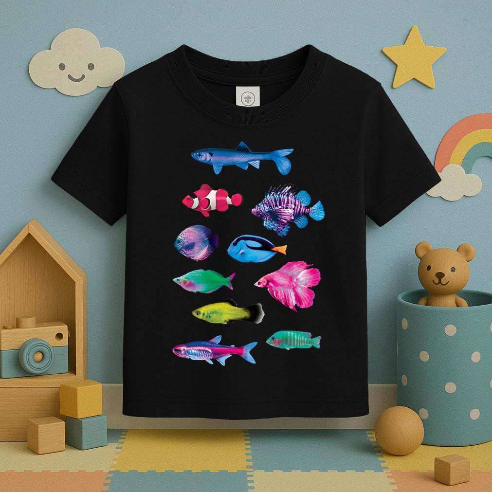 Colorful Fishes Toddler T-Shirt