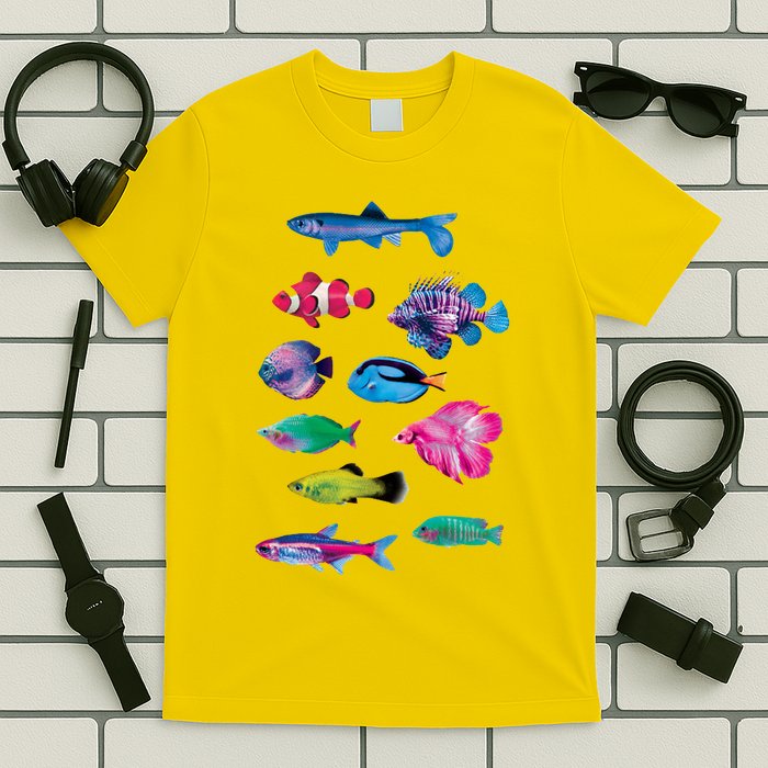 Colorful Fishes T-Shirt