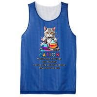 Cation Funny Chemistry Humor Science Teacher Cat Pun Gift Mesh Reversible Basketball Jersey Tank