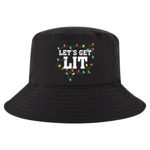 Christmas Funny Cute LetS Get Lit Xmas Cool Gift Cool Comfort Performance Bucket Hat