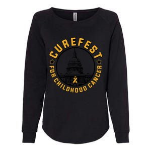 Curefest For Childhood Cancer 2024 Womens California Wash Sweatshirt