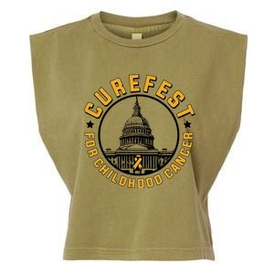 Curefest For Childhood Cancer 2024 Garment-Dyed Women's Muscle Tee