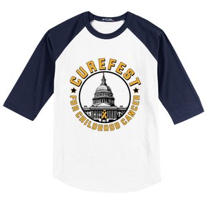 Curefest For Childhood Cancer 2024 Baseball Sleeve Shirt