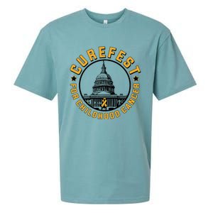 Curefest For Childhood Cancer 2024 Sueded Cloud Jersey T-Shirt