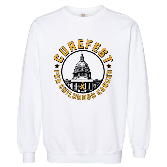 Curefest For Childhood Cancer 2024 Garment-Dyed Sweatshirt